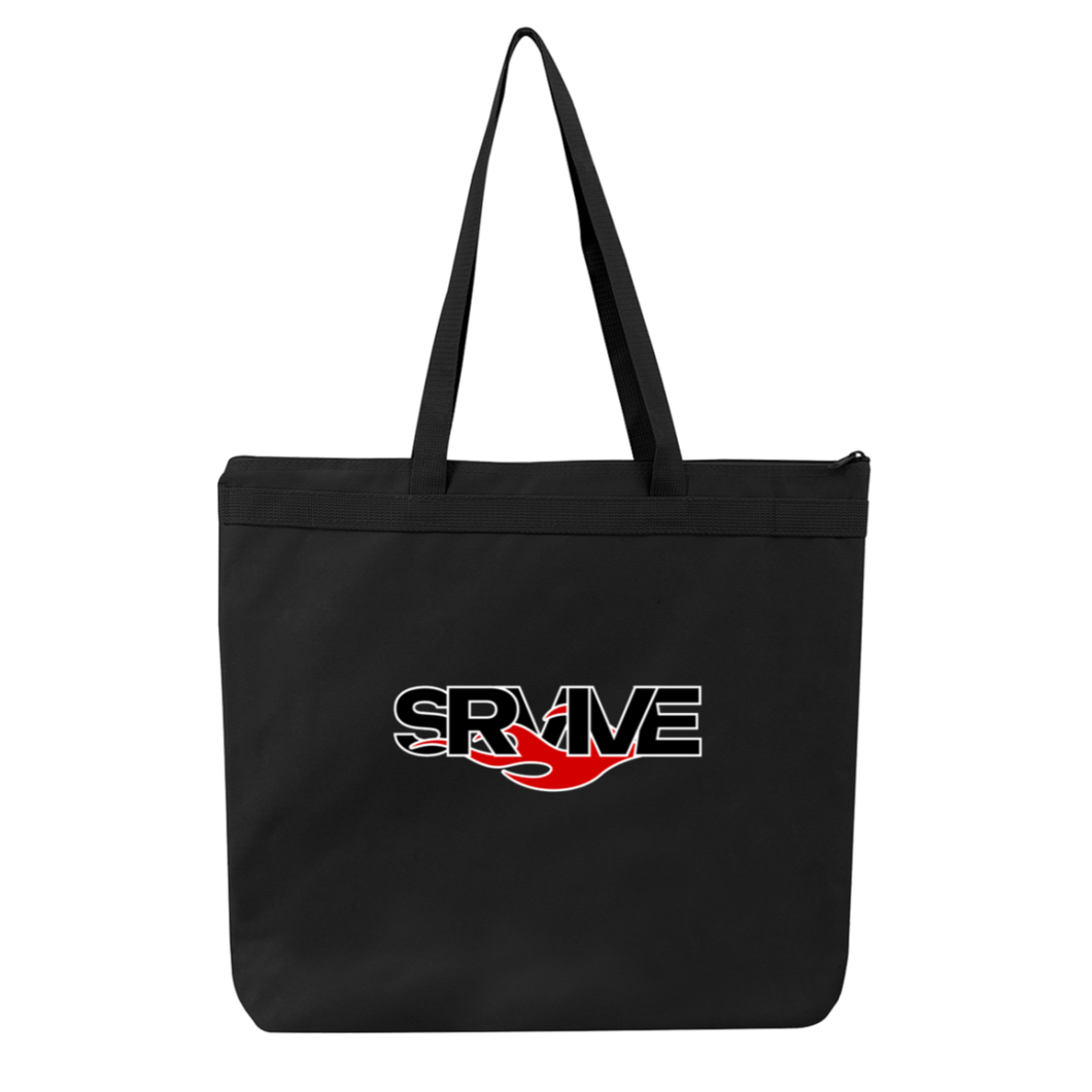 SRVIVE FLAME LOGO TOTE BAG