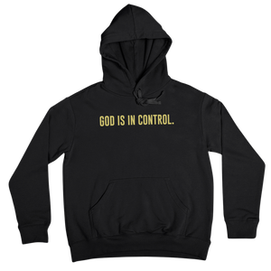 GOD IS IN CONTROL HOODIE (BLACK)